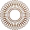 Ekena Millwork Cornelius Wood Fretwork Pierced Ceiling Medallion, Walnut, 22"OD x 8 1/8"ID x 3/8"T CMWP22X0375CRWA - alternate 1
